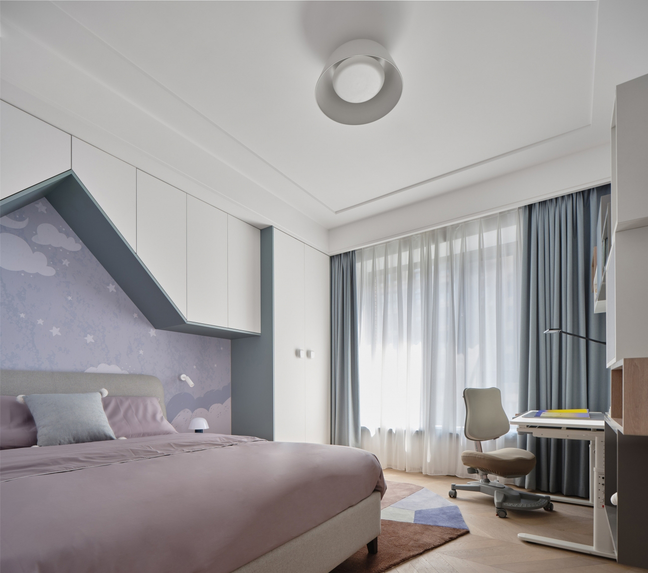 设计师|180㎡现代风软装设计,以爱筑造有童趣的家!