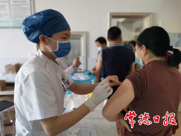 尚一网 5月14日 常德新冠疫苗接种人次创单日新高