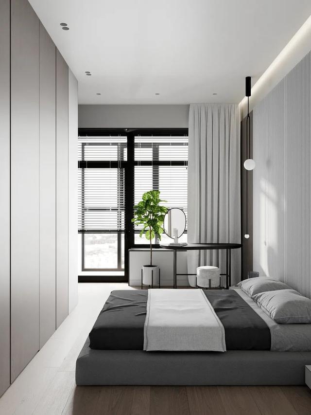 50㎡极简小公寓,独居的日子,清雅舒适