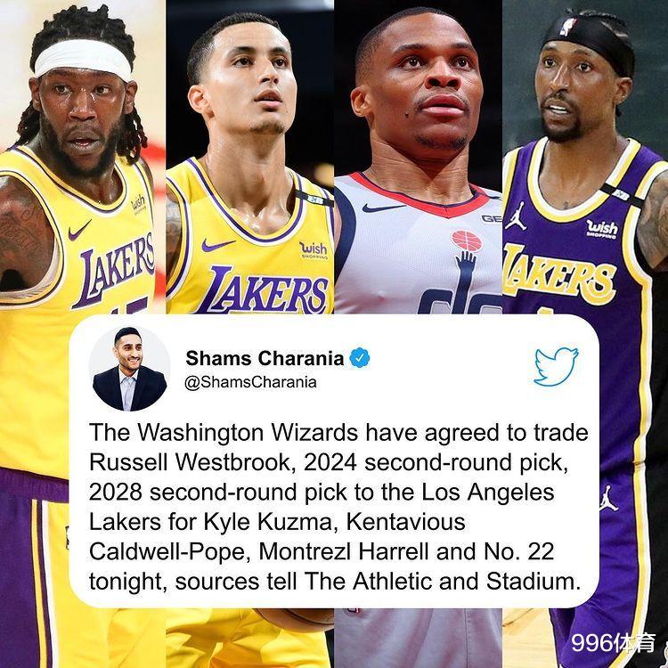 湖人队 都说威少已经不是巨星实力，湖人为什么还要交易他？有3层原因