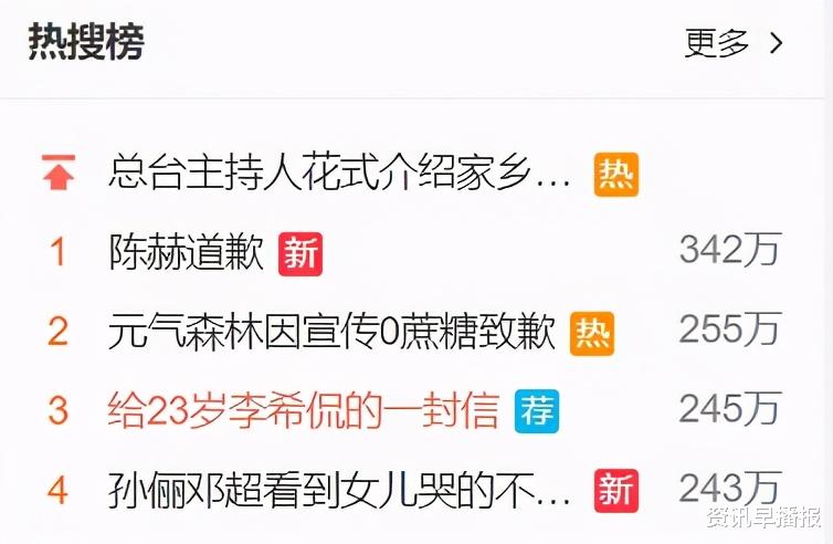 资讯早播报 知名饮料品牌元气森林道歉！很多苏州人都喝过...