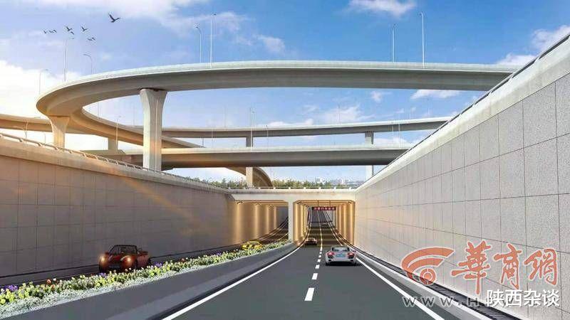陕西杂谈 西安凤城八路下穿通道将于6月30日前通车 车辆可直达奥体中心