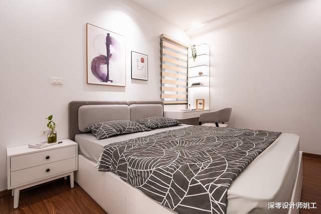 软装的力量果真强大！67㎡保留猪肝色地板，没想到完工后如此好看