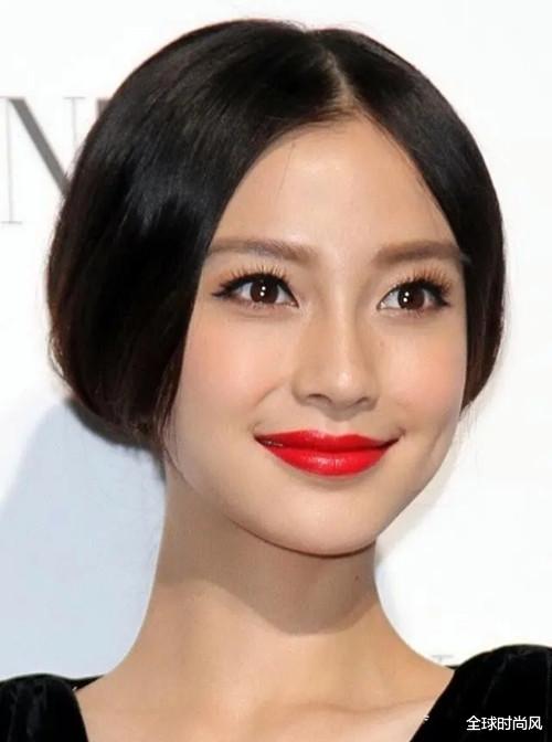 穿衣搭配|杨颖新造型亮相 拼接礼服裙显高级 五五分发型抢镜