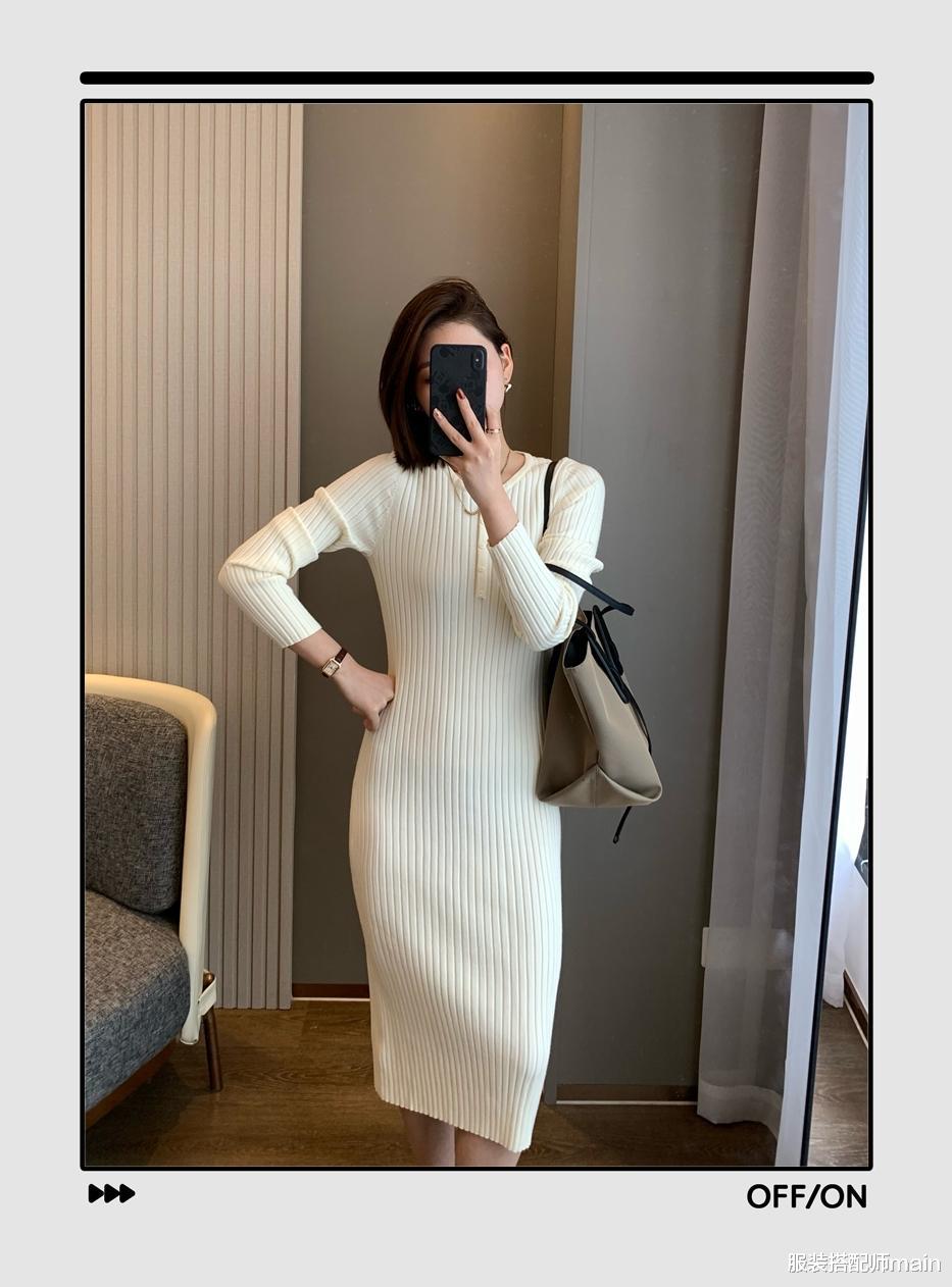 服装搭配师main 记住了，这三款连衣裙能从秋美到冬，时髦显瘦还保暖