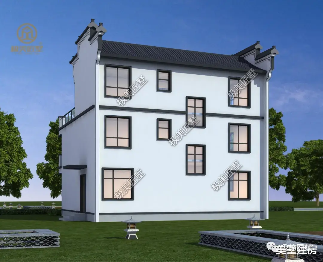 经典徽派风格别墅，耐看实用不易过时！