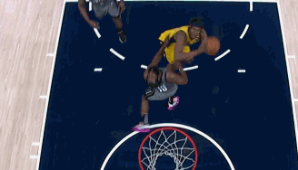 詹姆斯·哈登|哈登遭特纳肘击面部！大胡子痛苦倒地，判罚升级：一级恶意犯规