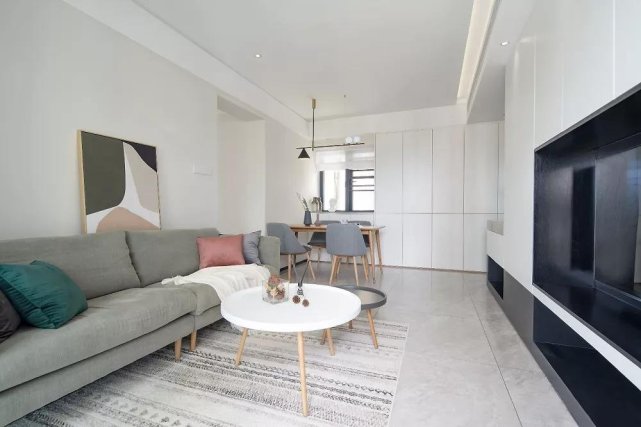 89平北欧风三居室家就是要温柔,时常给人精神慰藉