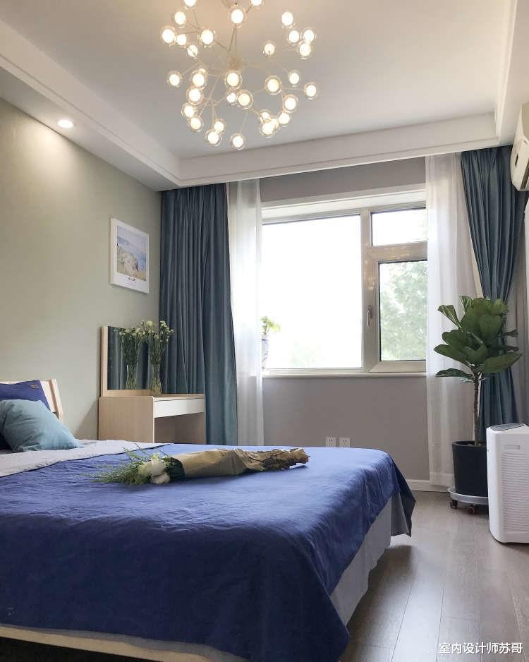 用北欧风重塑三居室,用绿色做点缀,展现出生活的新意和浪漫