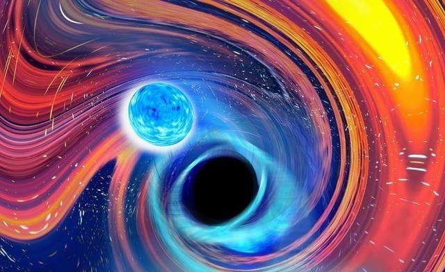 重大发现,天文学家第一次发现黑洞吃掉中子星,爱因斯坦又对了