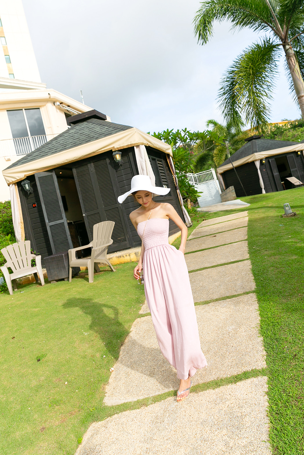 |巴黎炎日蜜桃清露抹胸