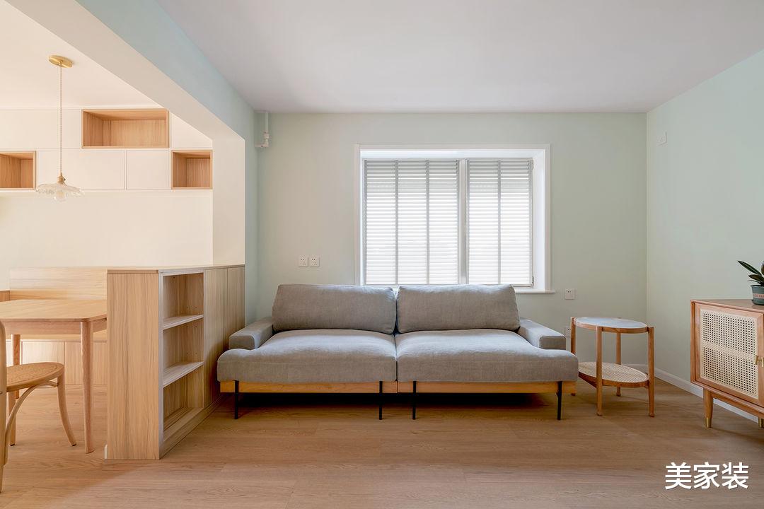 75平米的原木系家居,不仅有舒适的空间,更有超强的储物能力
