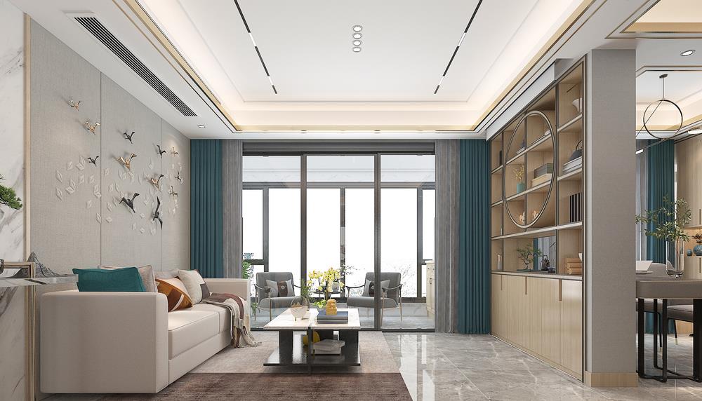 家居装修枣知道 深圳一对年轻夫妻，通过京东网购，装出一个非常时尚的中式风新家