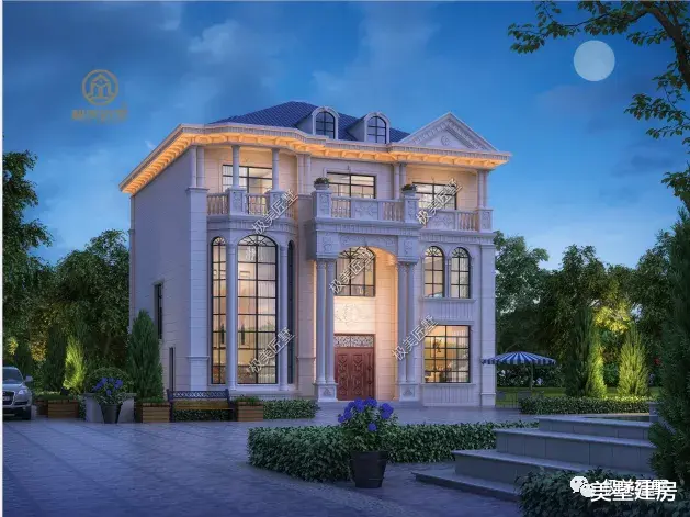 |轻奢欧式风格别墅，内部设有家庭娱乐室，居家休闲两不耽误！