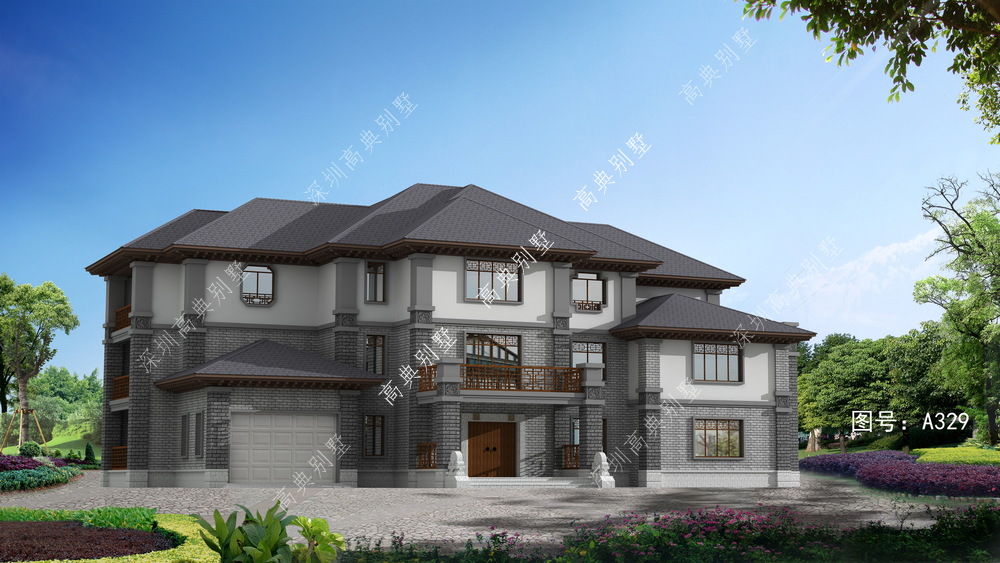 这款中式别墅设计，让人一眼就爱上，很是迷人。