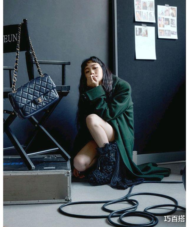 穿衣搭配|金高银画报花絮不浮夸，暗色系穿搭尽显高级感，眉上刘海掀起潮流