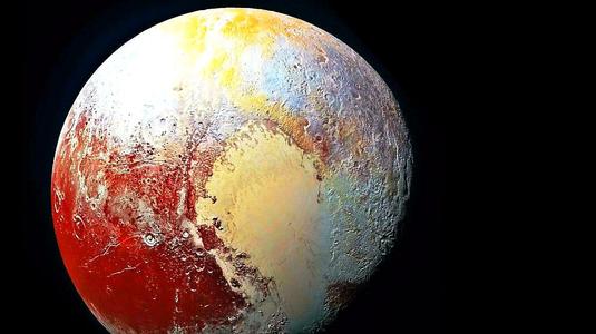 冥王星 从冥王星上看太阳,太阳光还刺眼吗?