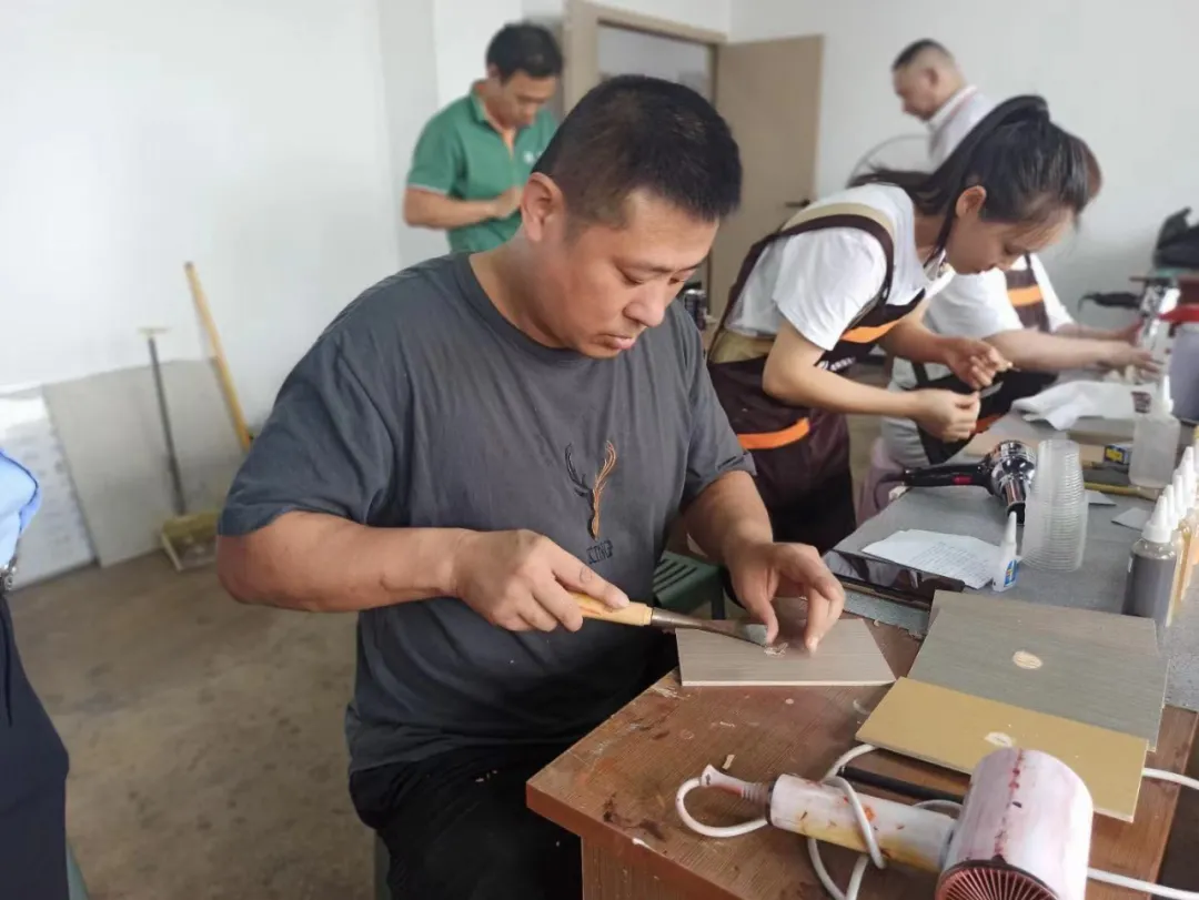 尊艺家具修复|活动预告｜尊艺第七期科技木、瓷砖岩板、不锈钢进修培训班