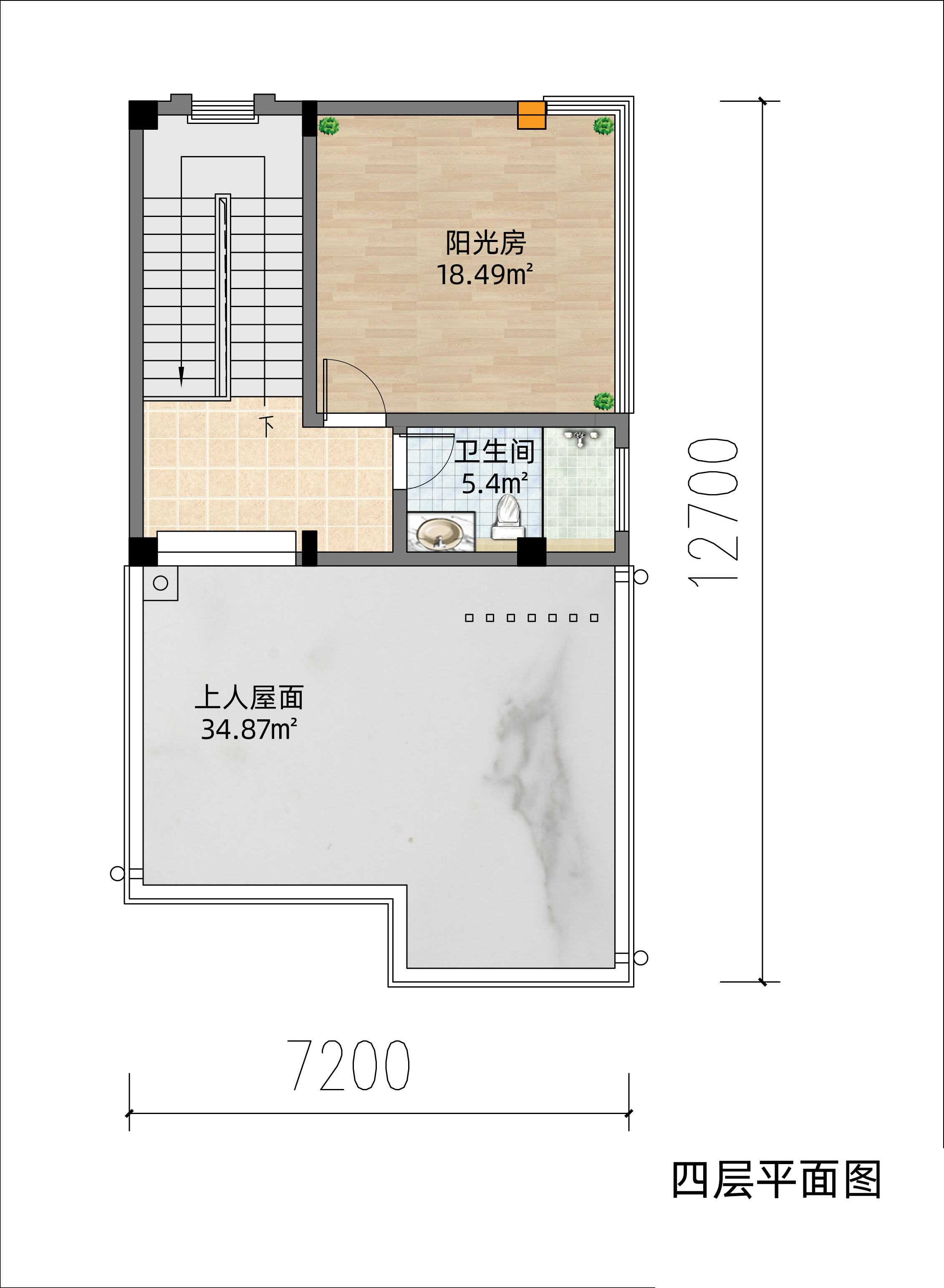 |6*11.5的小开间住宅，这该如何设计