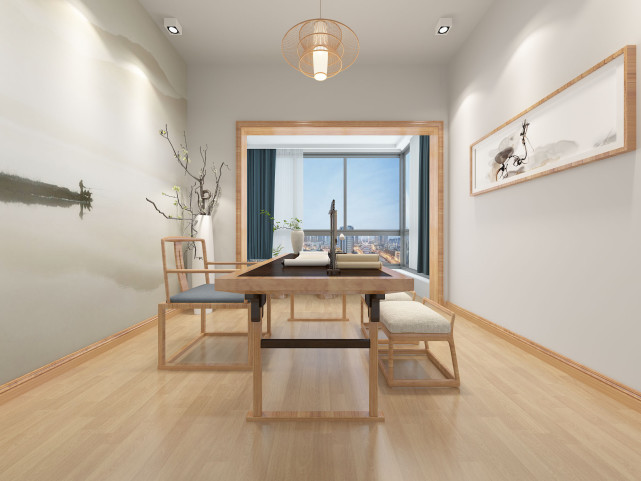 540平中式别墅设计,家里有小孩这样装修才不会被打扰!