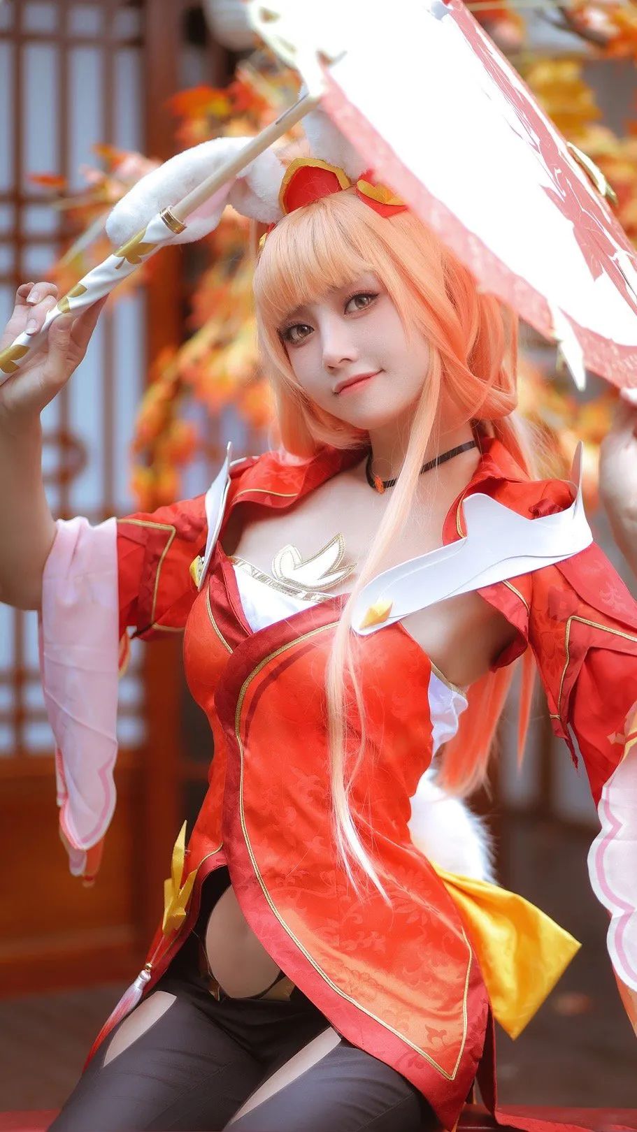 王者荣耀|cos：王者荣耀阿离老婆cos正片@走路摇