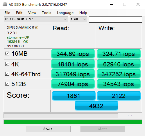 小米科技|XPG S70 1TB PCIe 4.0 SSD评测：这才是性能猛兽