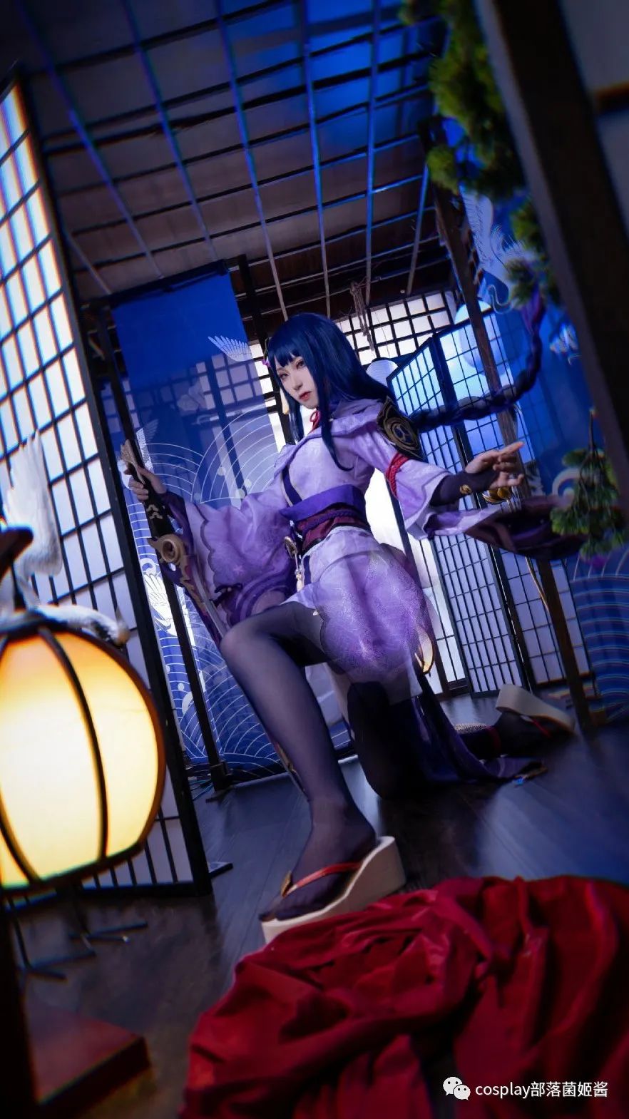 |cos：原神雷电将军正片cos正片@锅锅