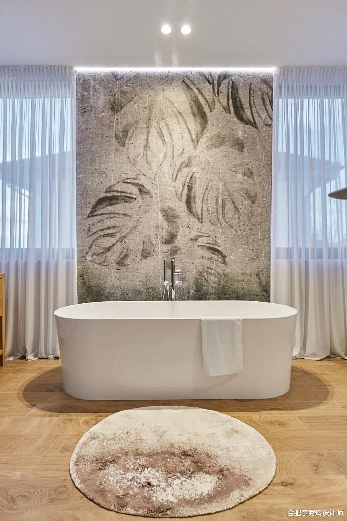 173㎡复式，全屋木饰面、大理石、灯带做装饰，奢华但不“壕”