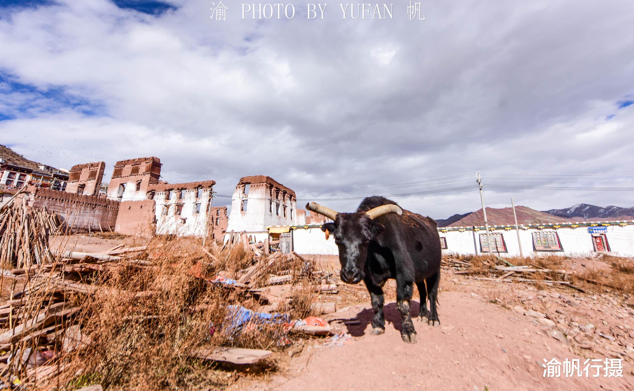 古镇|西藏也有千年古镇，一边是古老废墟，一边是繁荣新城，值得一游