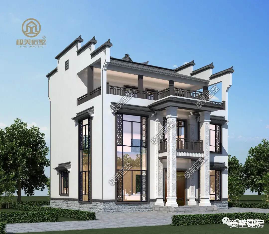 别墅|传统徽派别墅，魅力无限，适合农村自建房！