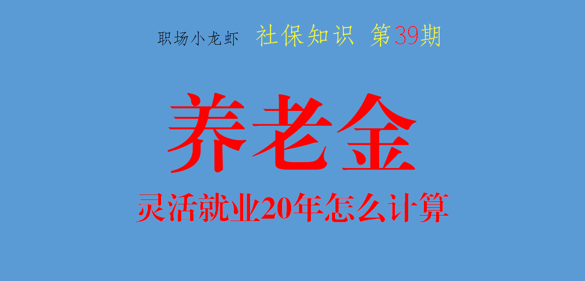 养老金 灵活就业人员缴纳20年，养老金877是如何计算出来的？