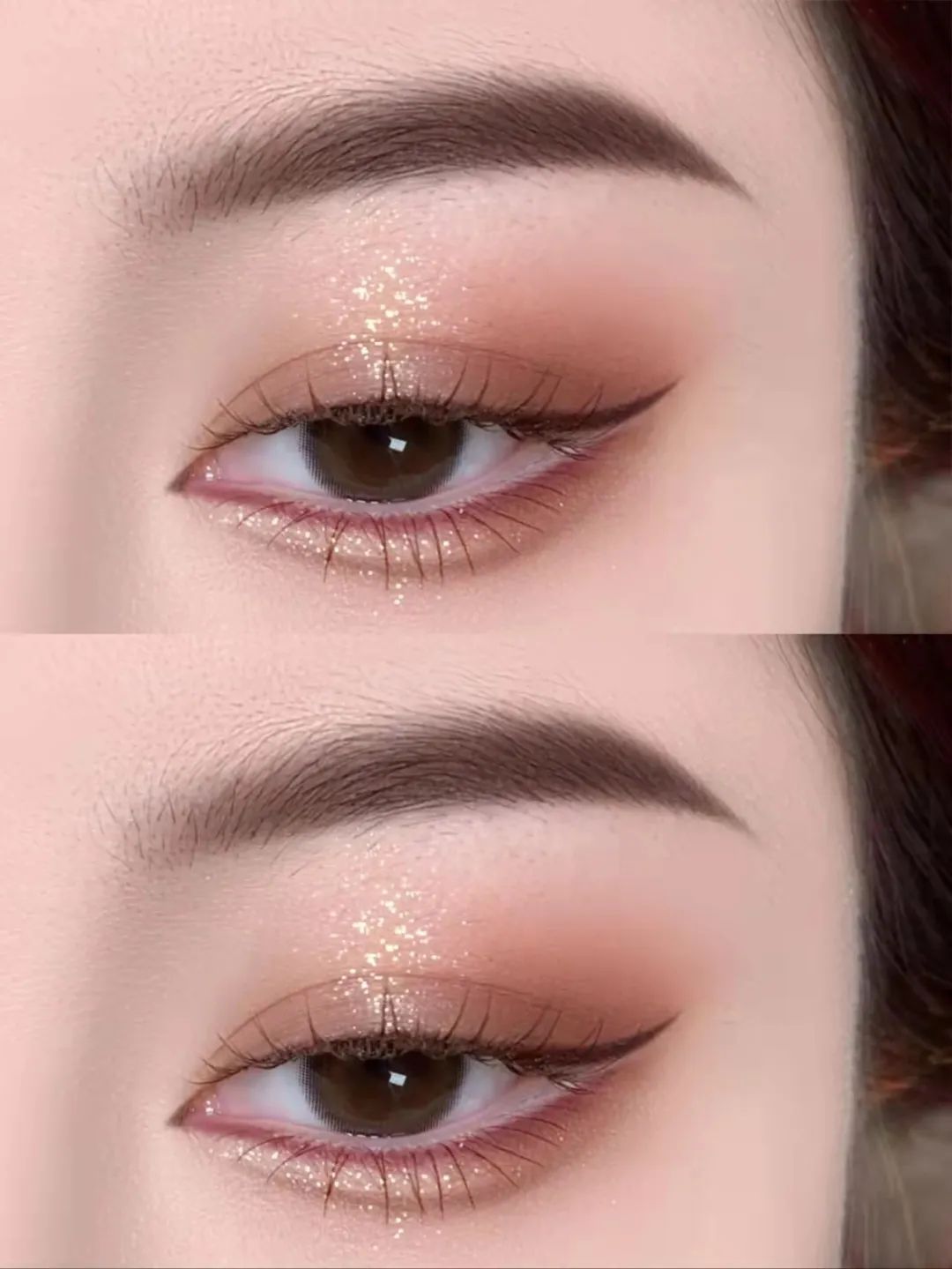 蛋白质 金箔玫瑰秋冬氛围感浓颜钓系两倍大眼妆