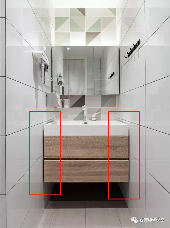 干区是固定尺寸,浴柜别再犯错误了