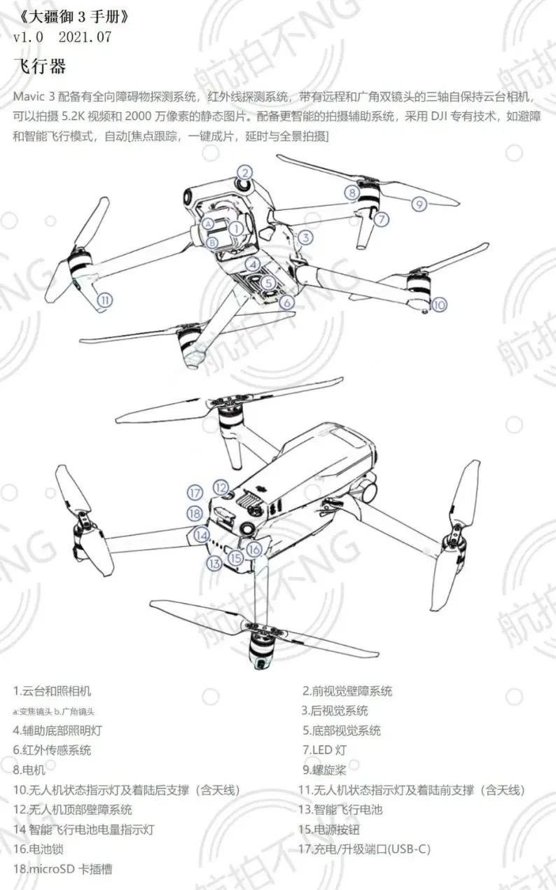 散热器|大疆“御3”重磅来袭，4/3英寸传感器，双摄，续航46分、售价9888