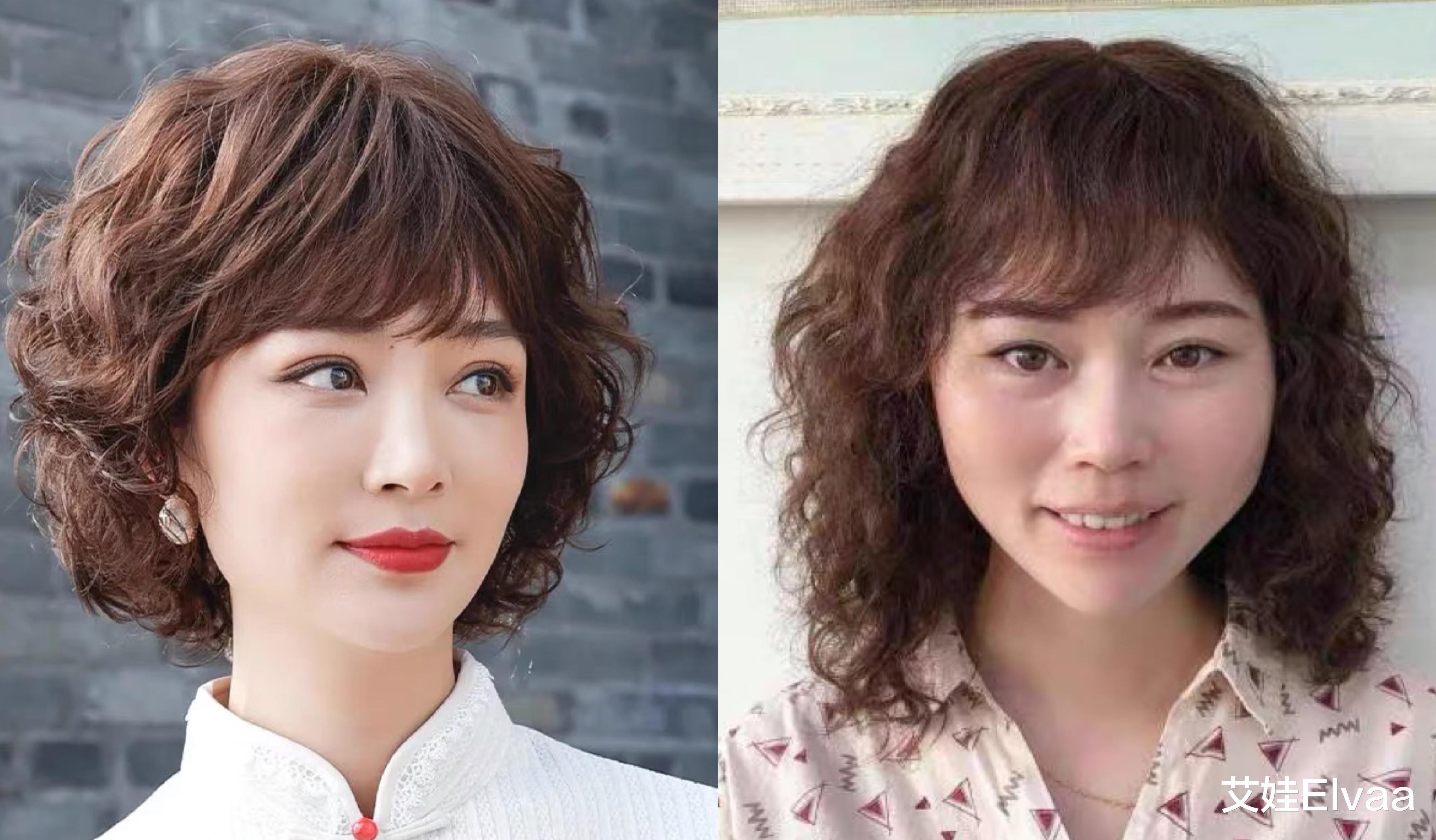 发型 50+女人冬天烫什么发型？这3种齐肩卷，照着烫就美