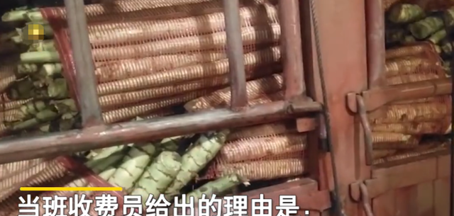 王者丁小鱼 江苏南京：司机拉一车莴笋走绿通，收费员称莴笋没叶子不能免费