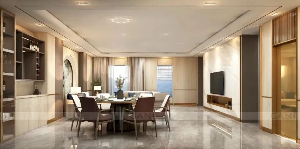 常州别墅设计师 别墅装修|900㎡新中式别墅,是你理想中的家吗?