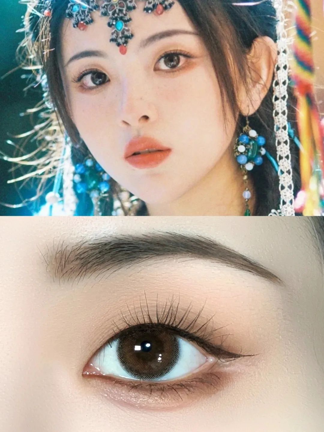 眼妆 单眼皮, 杨超越灵动小鹿眼妆教程异域少女