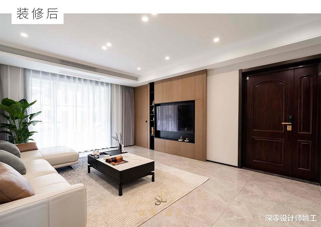 深零设计师姚工|庐州府140㎡毛坯房，装完前后一对比，每一处改动都非常值得称赞