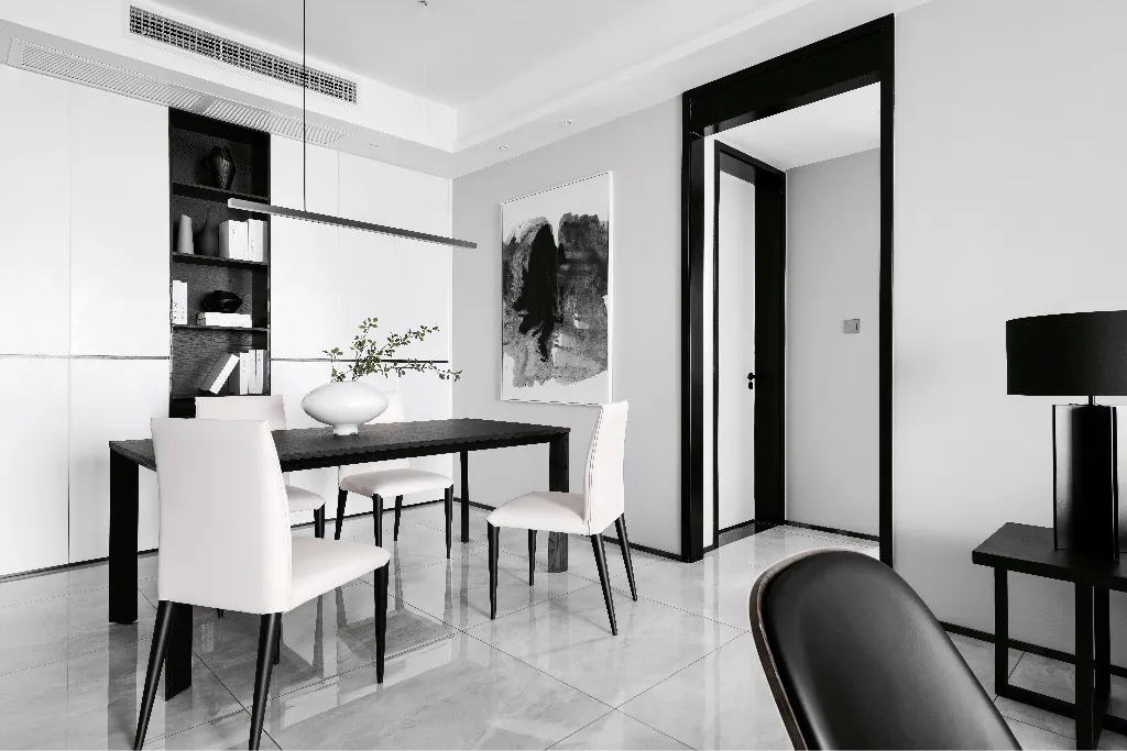 软装百变君|112㎡简约风，坚持把家里打造成黑白灰，简约精致完工后很高级！