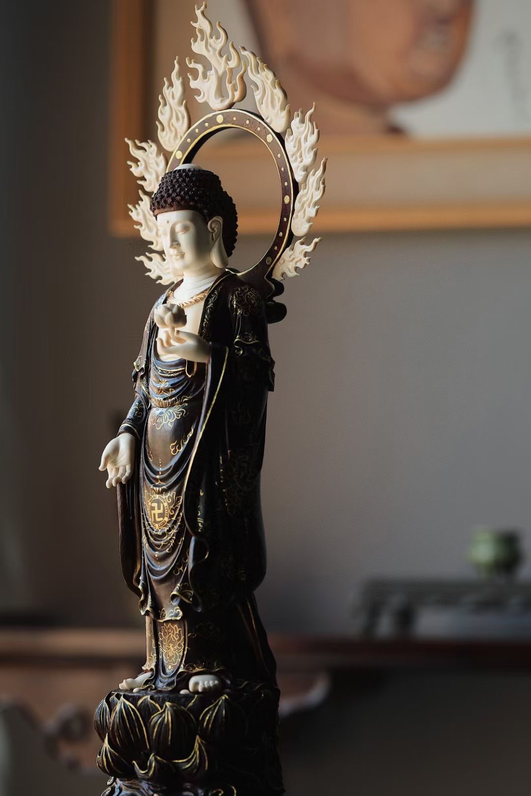 小叶紫檀|小叶紫檀×猛犸 | 阿弥陀佛