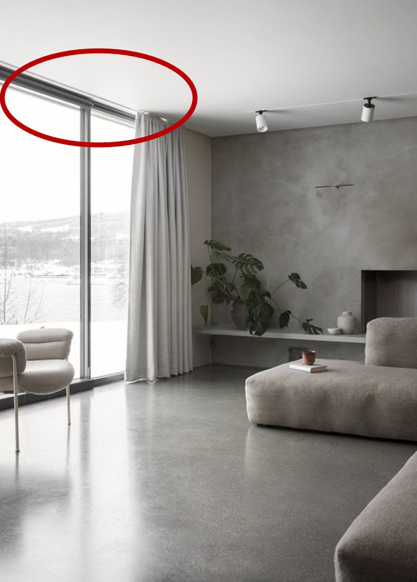 早知道我也把窗帘轨道嵌入天花板,极简隐形,再看30年都不过时