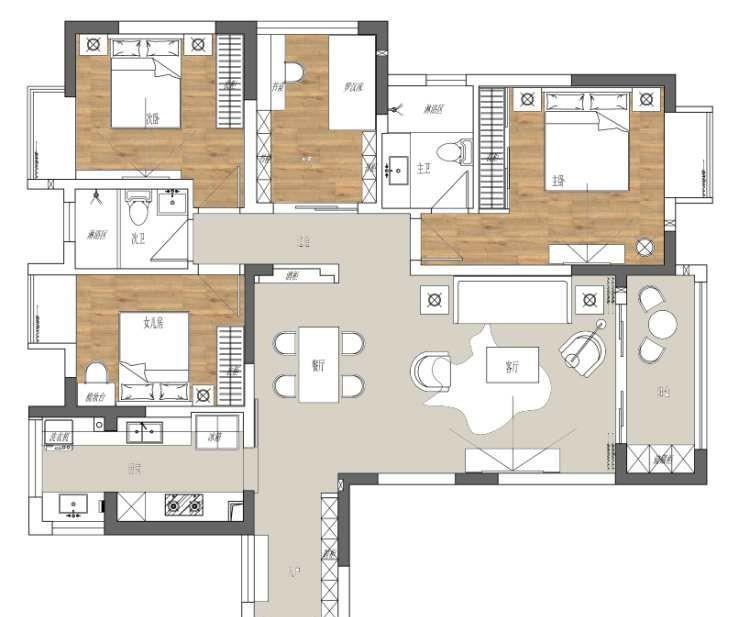 红茶爱养花|精致典雅的120平混搭小家，不多加装饰，享受清静美好的小日子