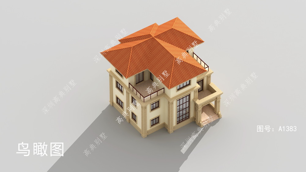 复式设计的别墅,外观美观,年轻人最喜欢。