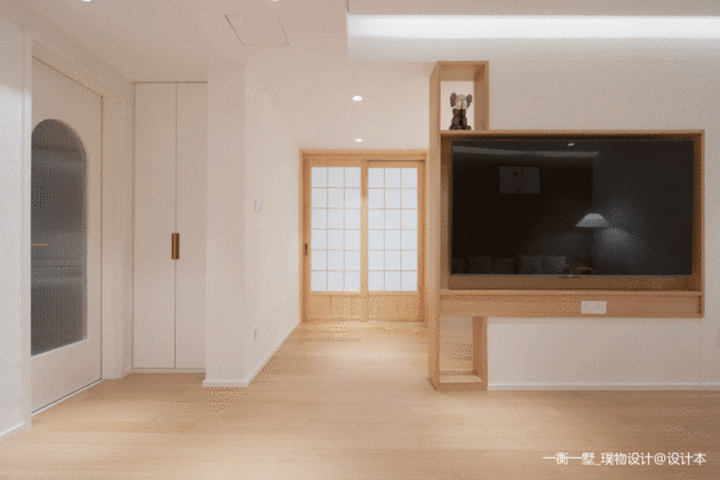 |全案实景丨《落》与《猫》和风现代公寓