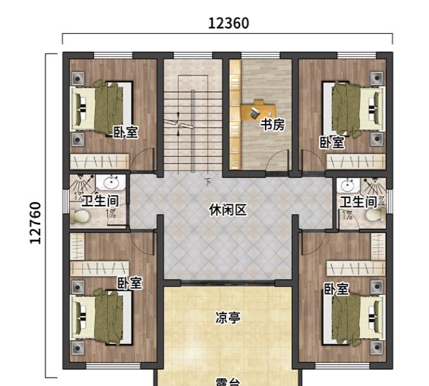 花匠小美|农村建房什么样的格局好！7室2厅布局结构，村里人看后都说好