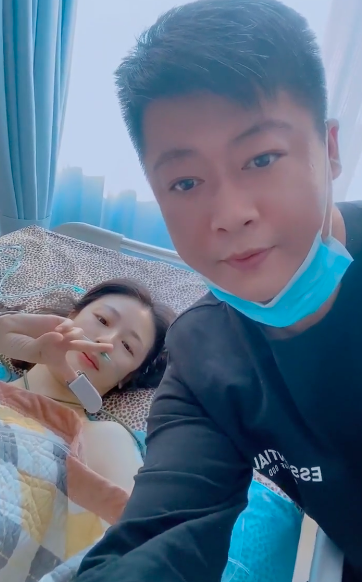 谢永强|谢永强媳妇卖货太拼，自曝患囊肿刚出院，否认宫外孕称暂不要二胎