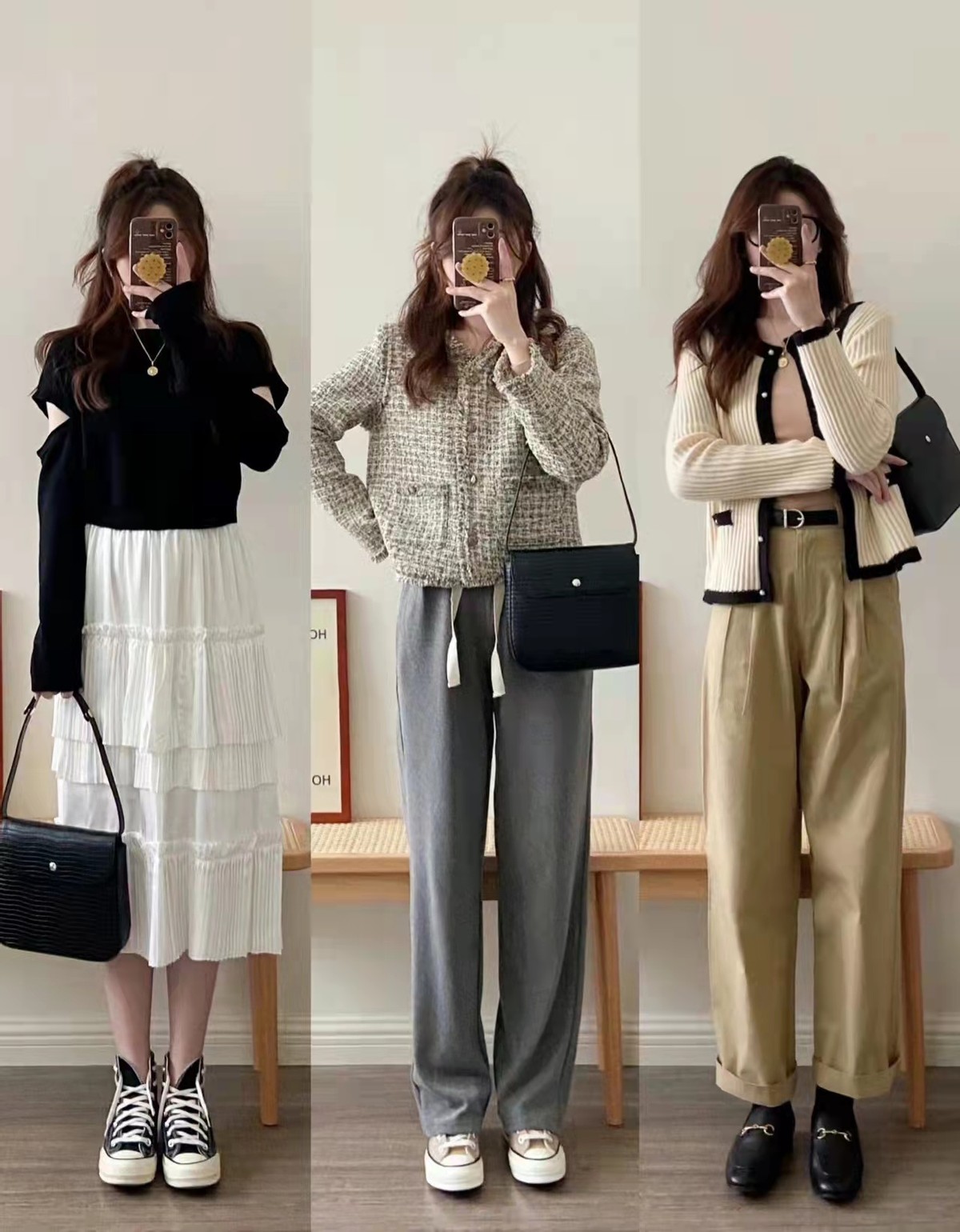 静静时尚达人 秋天的穿搭没头绪!这24套穿衣模板好时髦,照着穿一点没问题