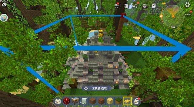 迷你世界：復制的祭壇能召喚金字塔？玩傢雨林親測，結局一目瞭然-圖3