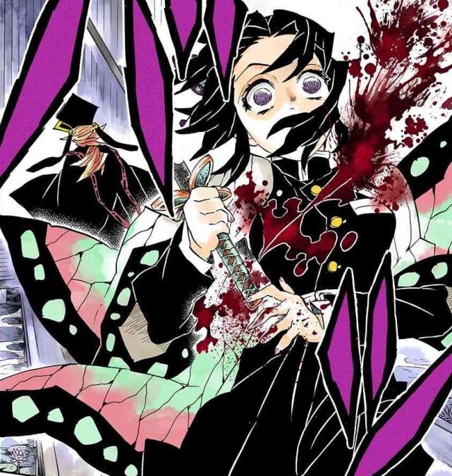 蝴蝶忍|蝴蝶忍死前的手势意味深长,香奈乎和伊之助才有胜利的可能